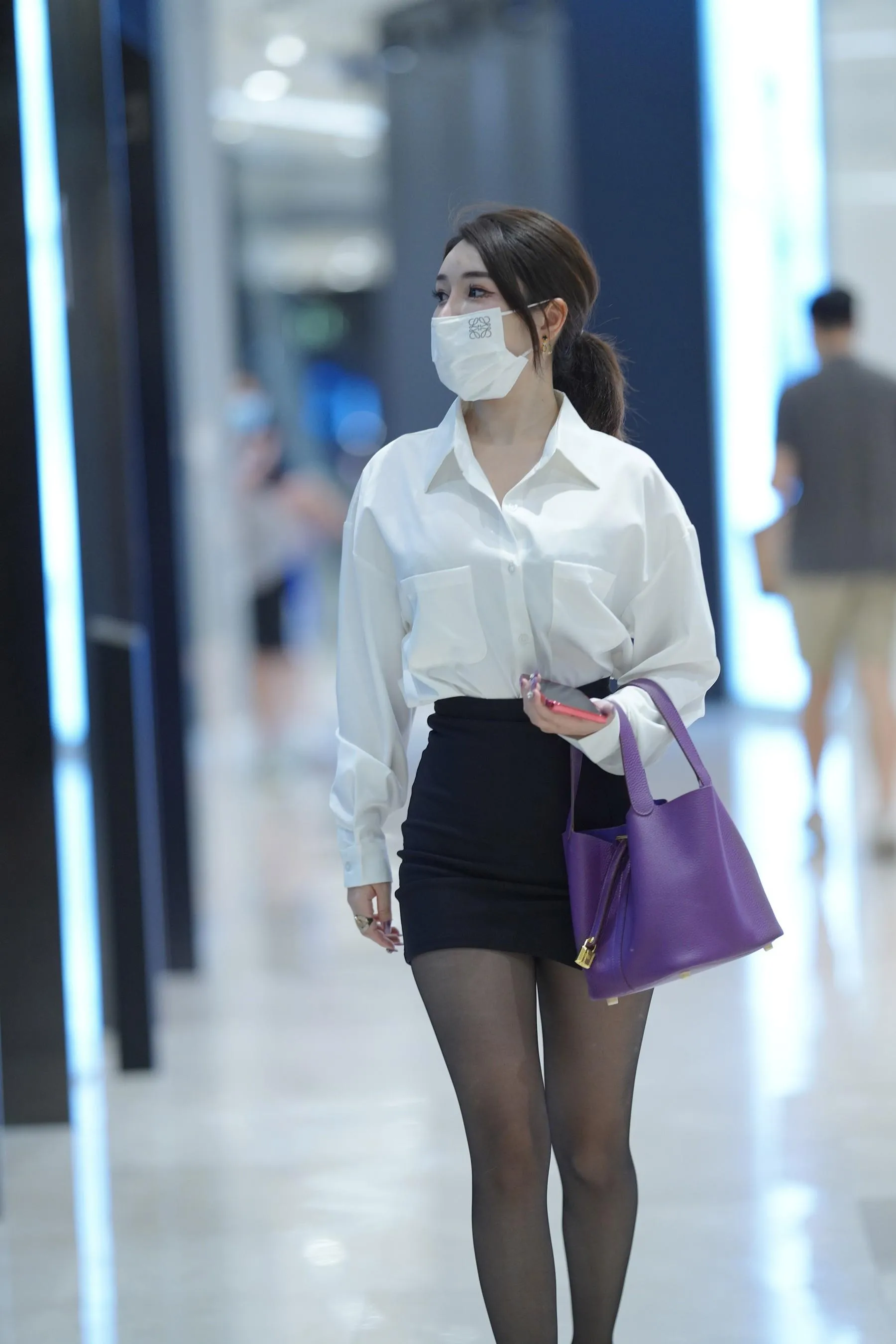 魔镜街拍 NO.184 街拍黑丝包臀裙小姐姐 [137P]插图1